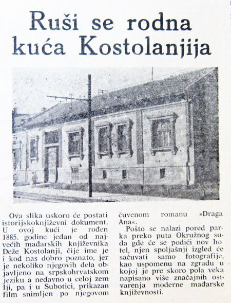 kostolanyi d