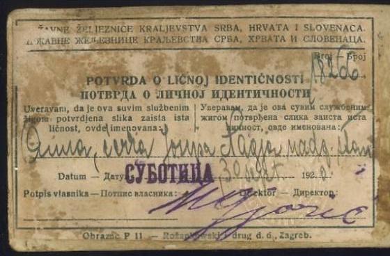 zeljeznica shs