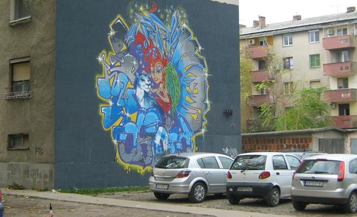 clown grafiti